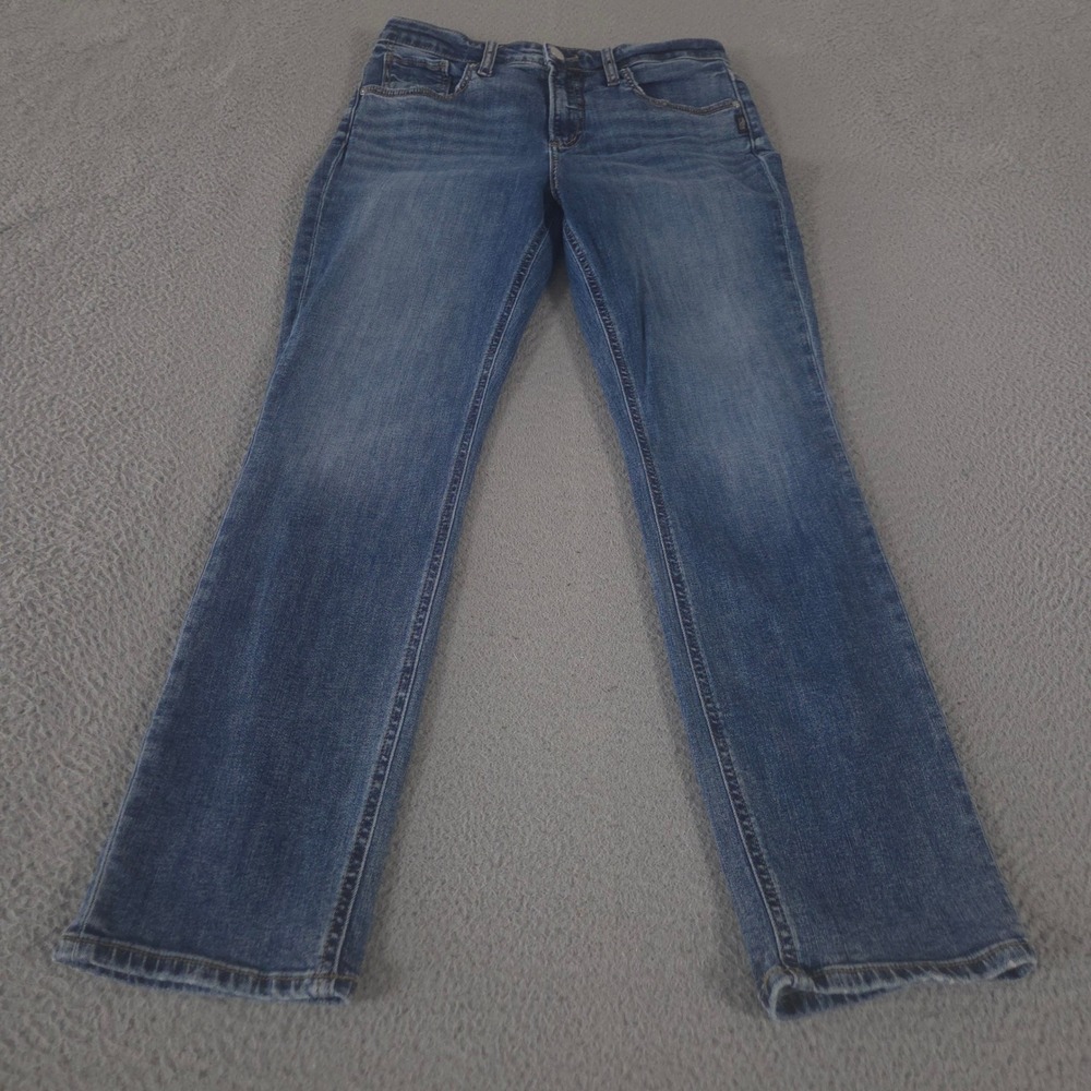 Silver Jeans Co Jeans Womens 30x28 Blue Beau Slim Boyfriend Straight Leg Denim